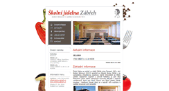 Desktop Screenshot of jidelna-zabreh.cz